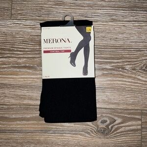Merona Premium Opaque Tights Control Top
